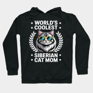 World's Coolest Cat Mom Mama - Women Siberian Cat Hoodie